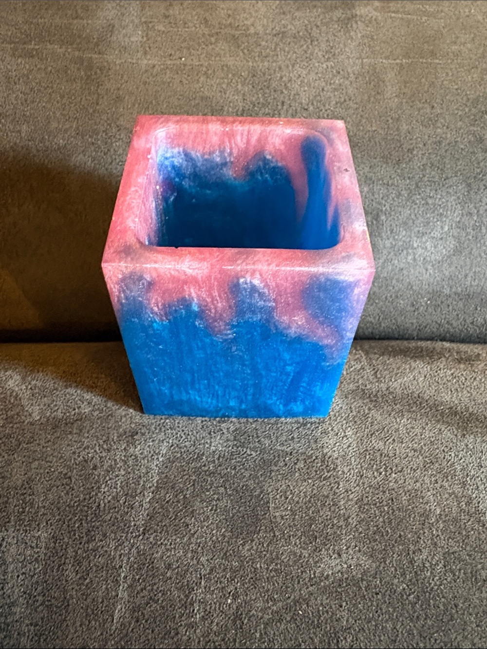 Resin Square Trinket/Candle Holder